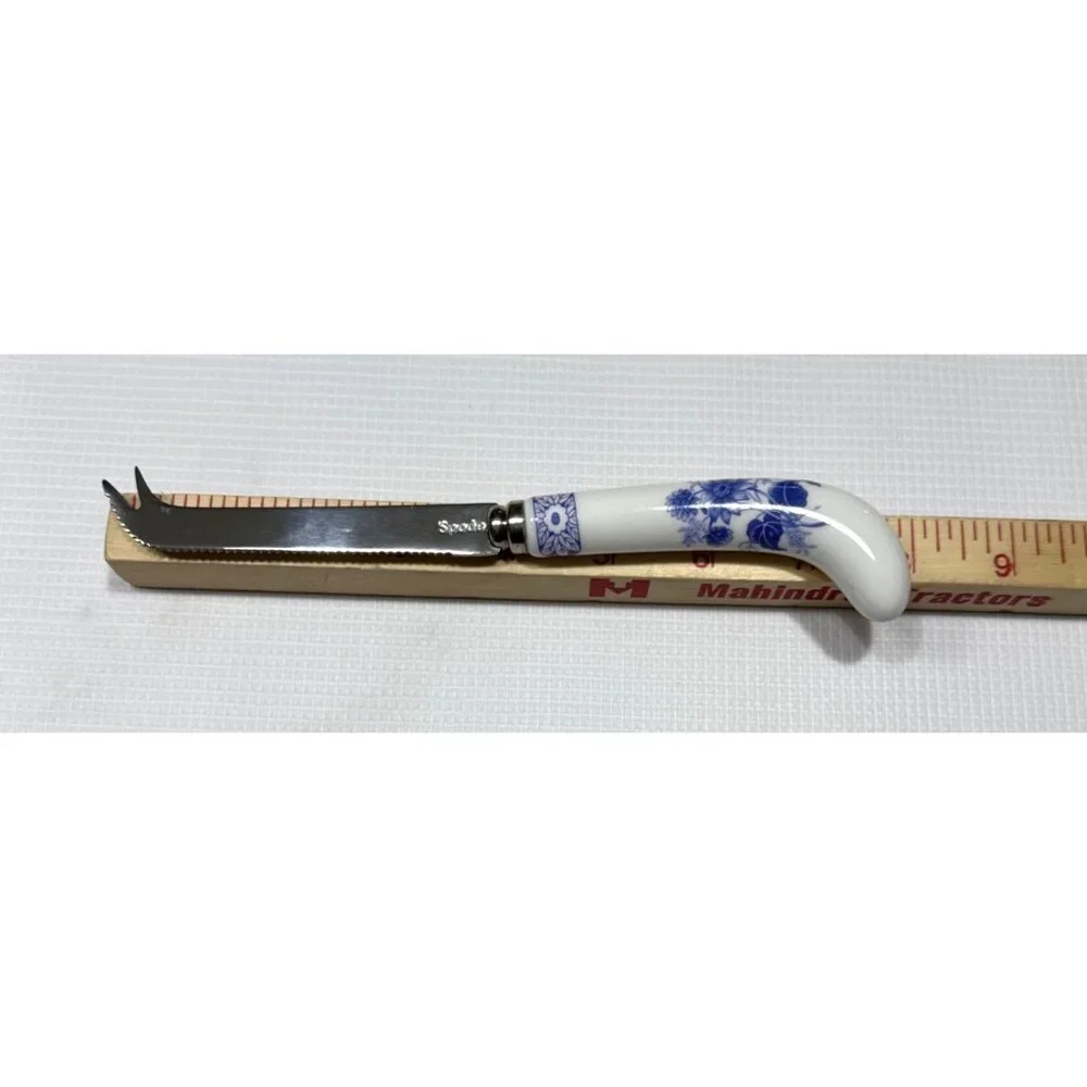 SPODE Blue and White Cheese Knife